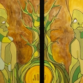 Natue 2010 oil on canvas 100x100cm